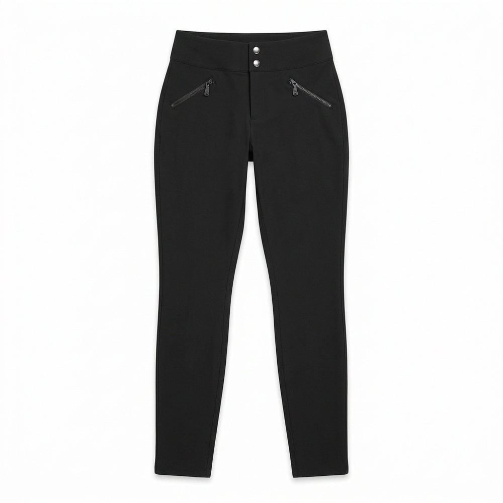 Alp N Rock Geneva Techno Pants Black High Rise Stretch Ski Travel XS 28" Inseam